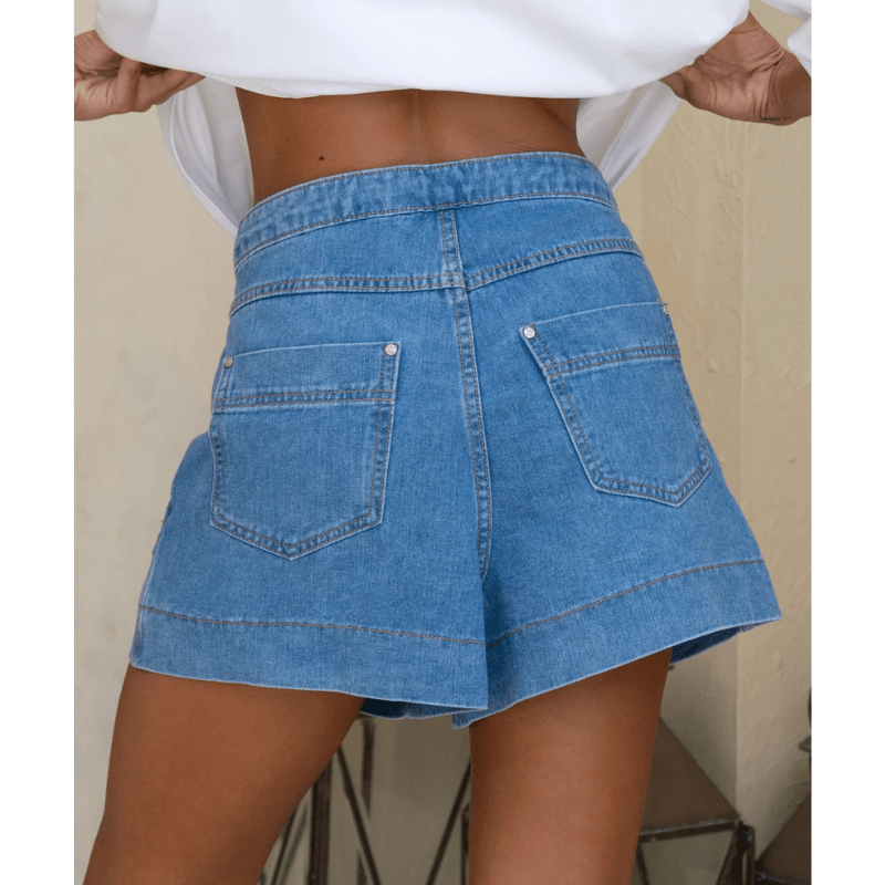 Rada Short Cargo – Taille Haute Flatteuse & Poches Cargo Tendance Été