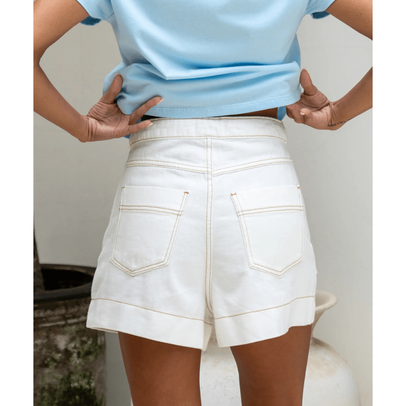 Rada Short Cargo – Taille Haute Flatteuse & Poches Cargo Tendance Été