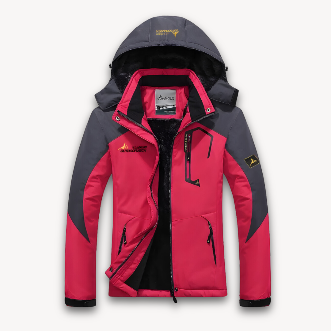 Lucas Men's Winter Jacket Waterproof – Windbreaker Coat with Fleece Lining & Hood