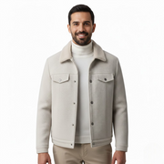 Rowan Pánská Texturovaná Fleecová Vesta – Teplý Kartáčovaný Límec & Městský Zimní Styl