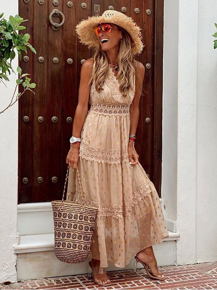 Abito estivo per donna Apolline - Abito boho leggero con elegante taglio e tessuto fluido