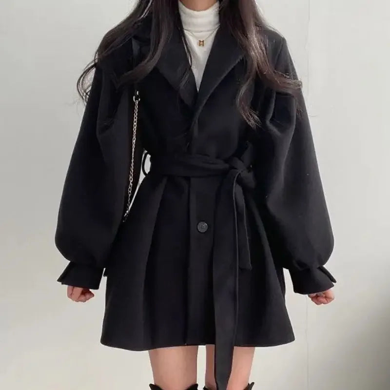 Zariah Manteau Femme – Trench Élégant à Coupe Ceinturée & Style Intemporel