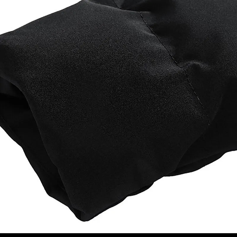 Chaqueta de invierno Allan para hombre: cálida, gruesa, con capucha y cremallera práctica.