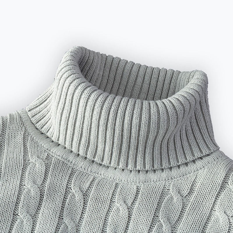 Klaus Pull Col Roulé Homme – Tricot Exclusif Élégant & Confortable en Maille Haut de Gamme