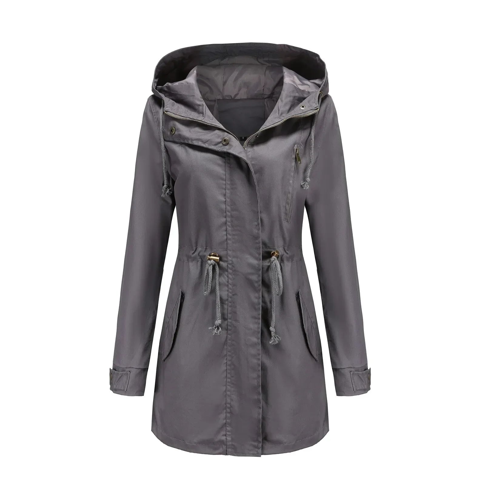 Zaria Parka Longue Femme – Parka Hivernale avec Capuche Intégrée, Doublure Chaude & Poches