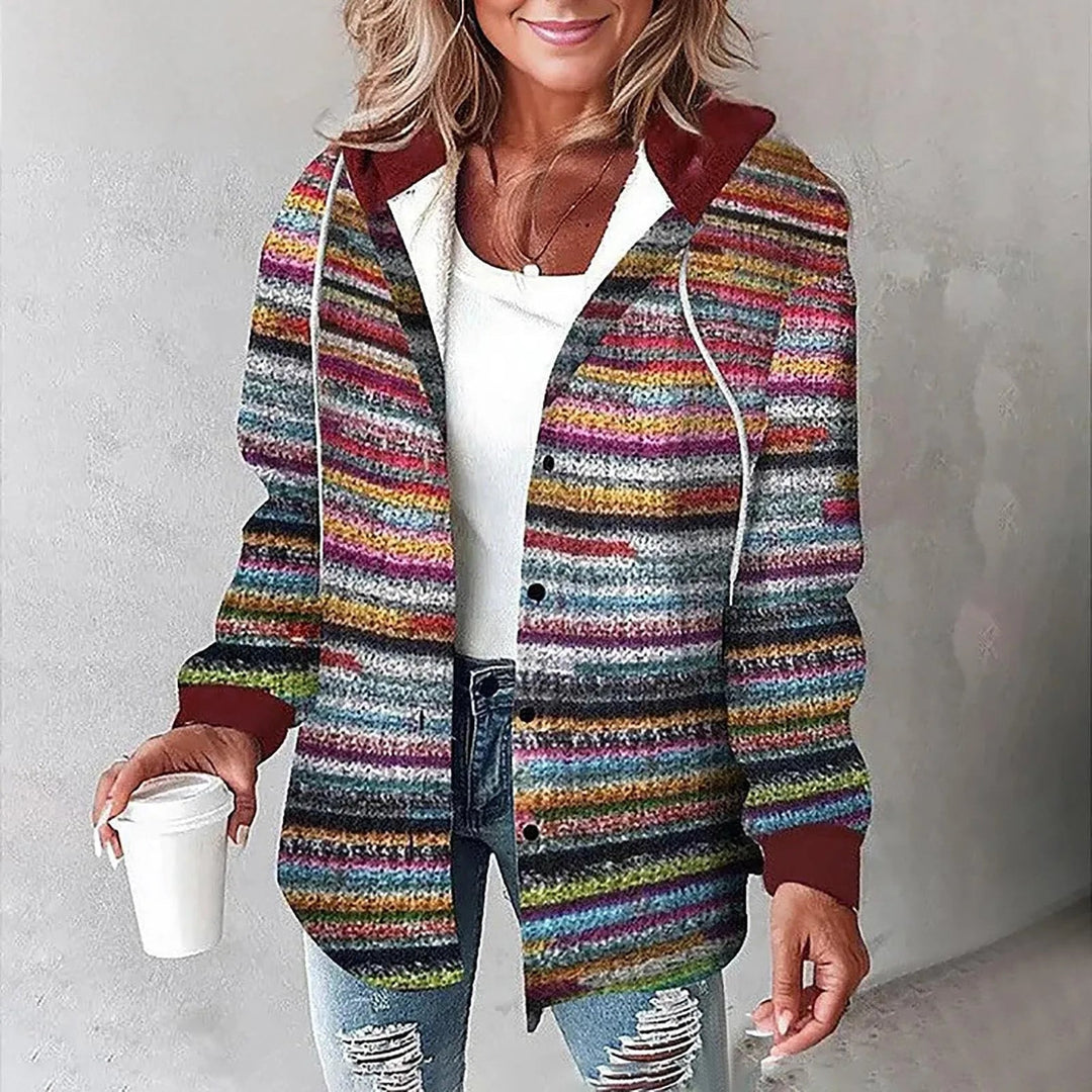 Evania Manteau Femme – Manteau Chaud Élégant & Confortable pour Hiver