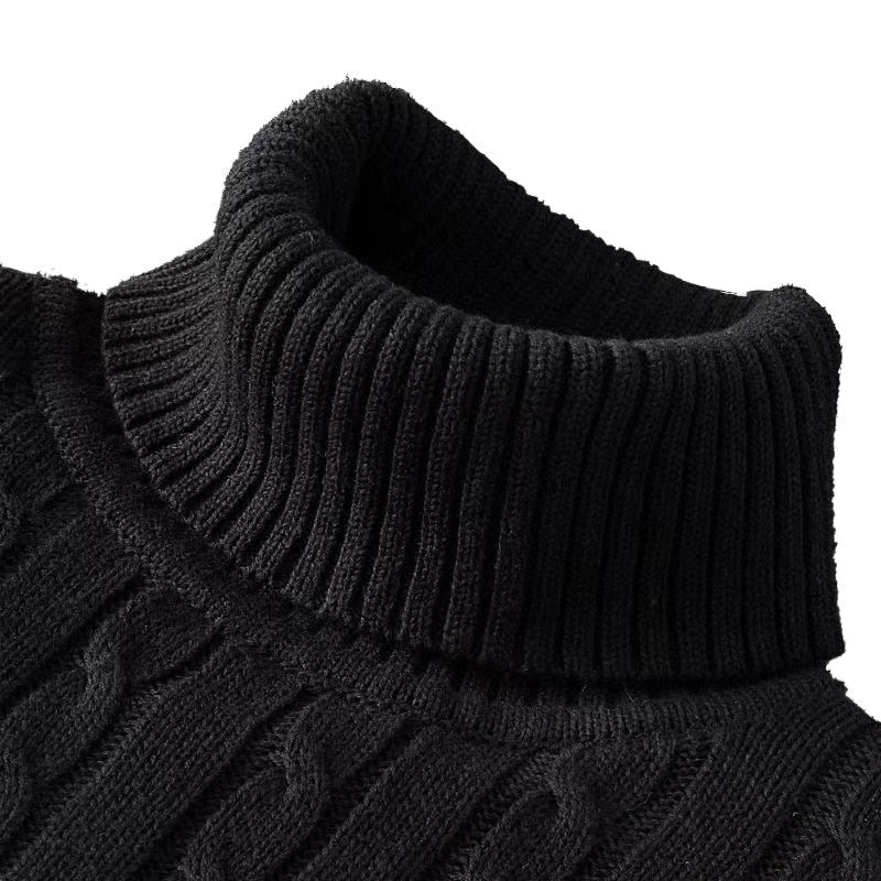 Klaus Pull Col Roulé Homme – Tricot Exclusif Élégant & Confortable en Maille Haut de Gamme