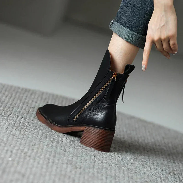Kailani Bottines Femme – Bottes en Cuir Premium Élégantes & Durables au Style Intemporel