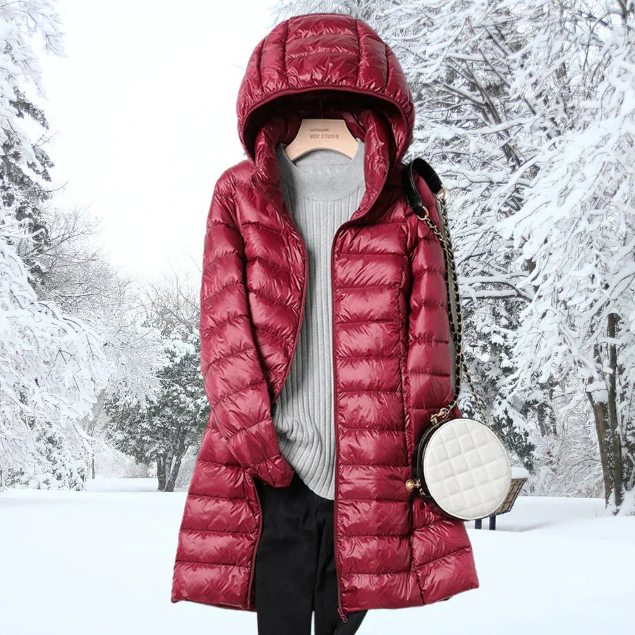 Sky Veste Femme – Veste Imperméable Ultra-Légère avec Capuche Amovible & Protection 3-en-1