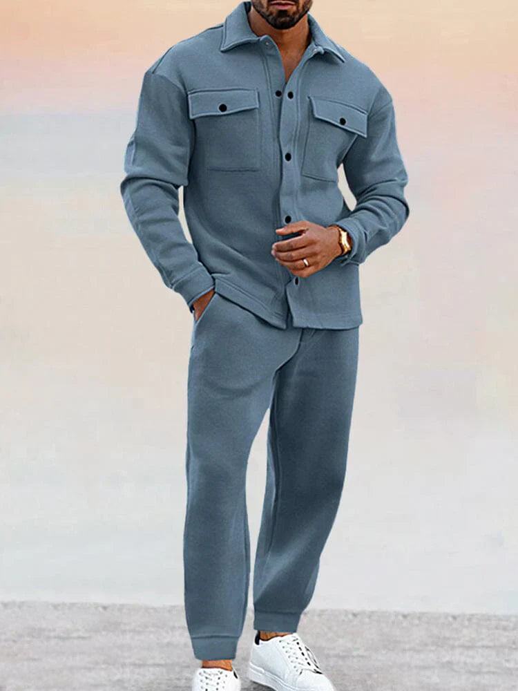 James Classic Men's Ensemble Costume – Fitted Blazer & Matching Pants for Business or Formal Events