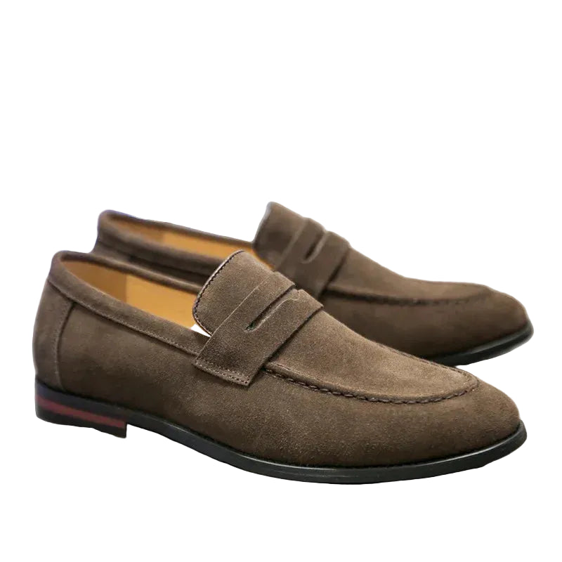 Darren Mocassins Suède Homme – Loafers Élégants Sans Lacets avec Semelle Confortable