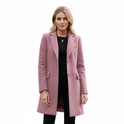 Sari Blazer Femme Élégante – Blazer en Laine Mélangée pour Style Chic & Moderne