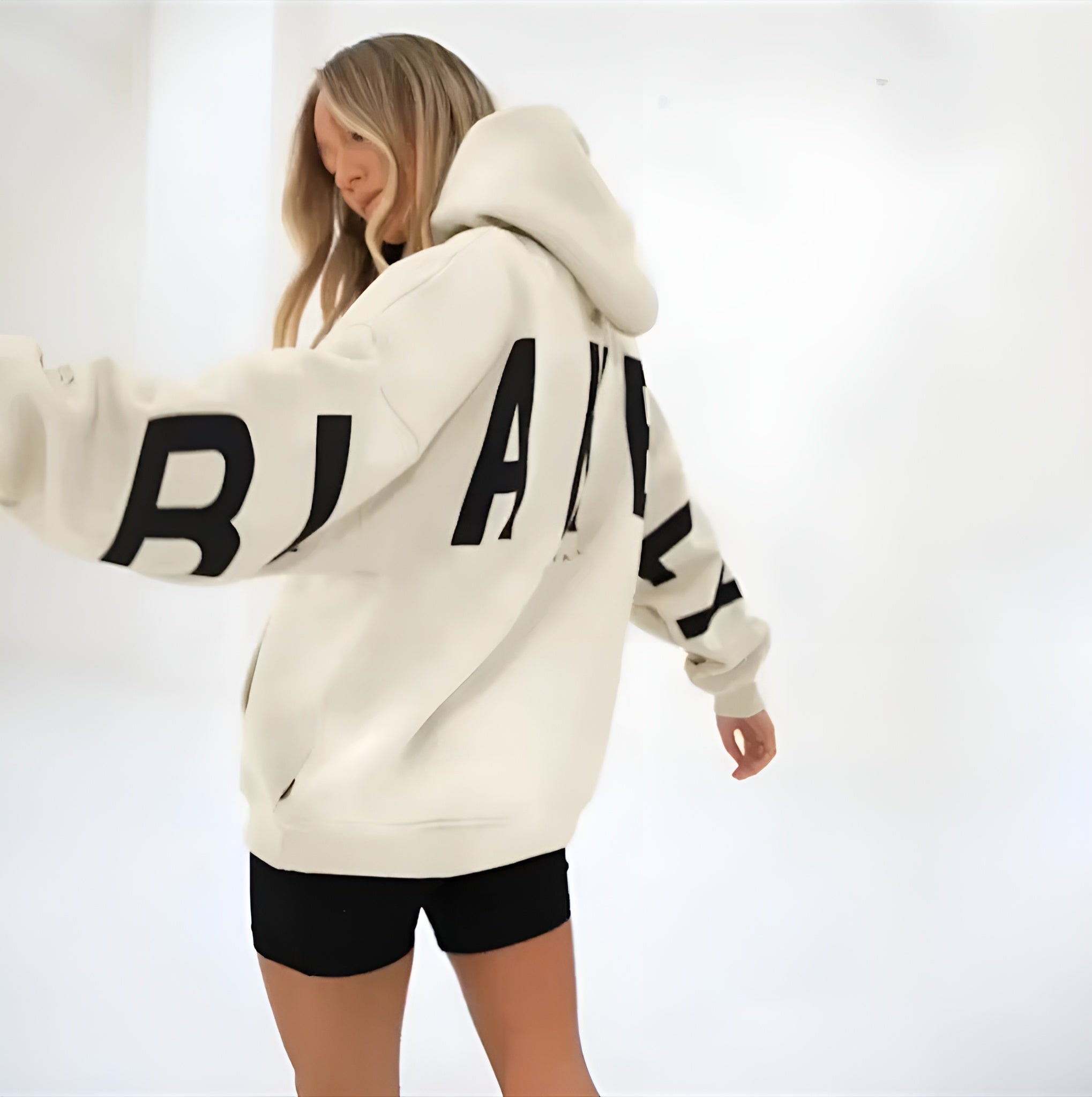 Hoodie Femme Oversize – Chaud, Doux & Décontracté avec Poche Kangourou