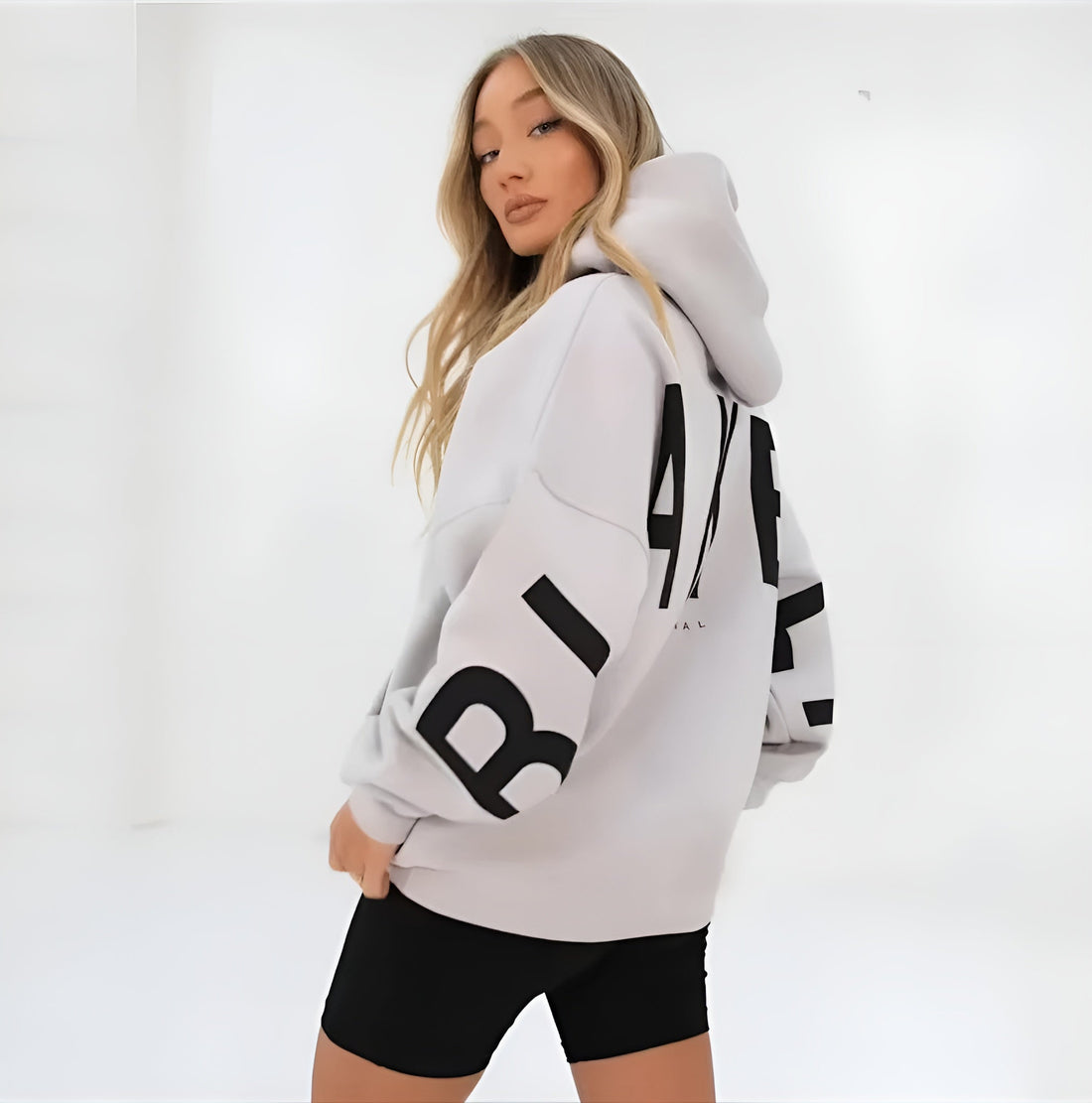 Hoodie Femme Oversize – Chaud, Doux & Décontracté avec Poche Kangourou