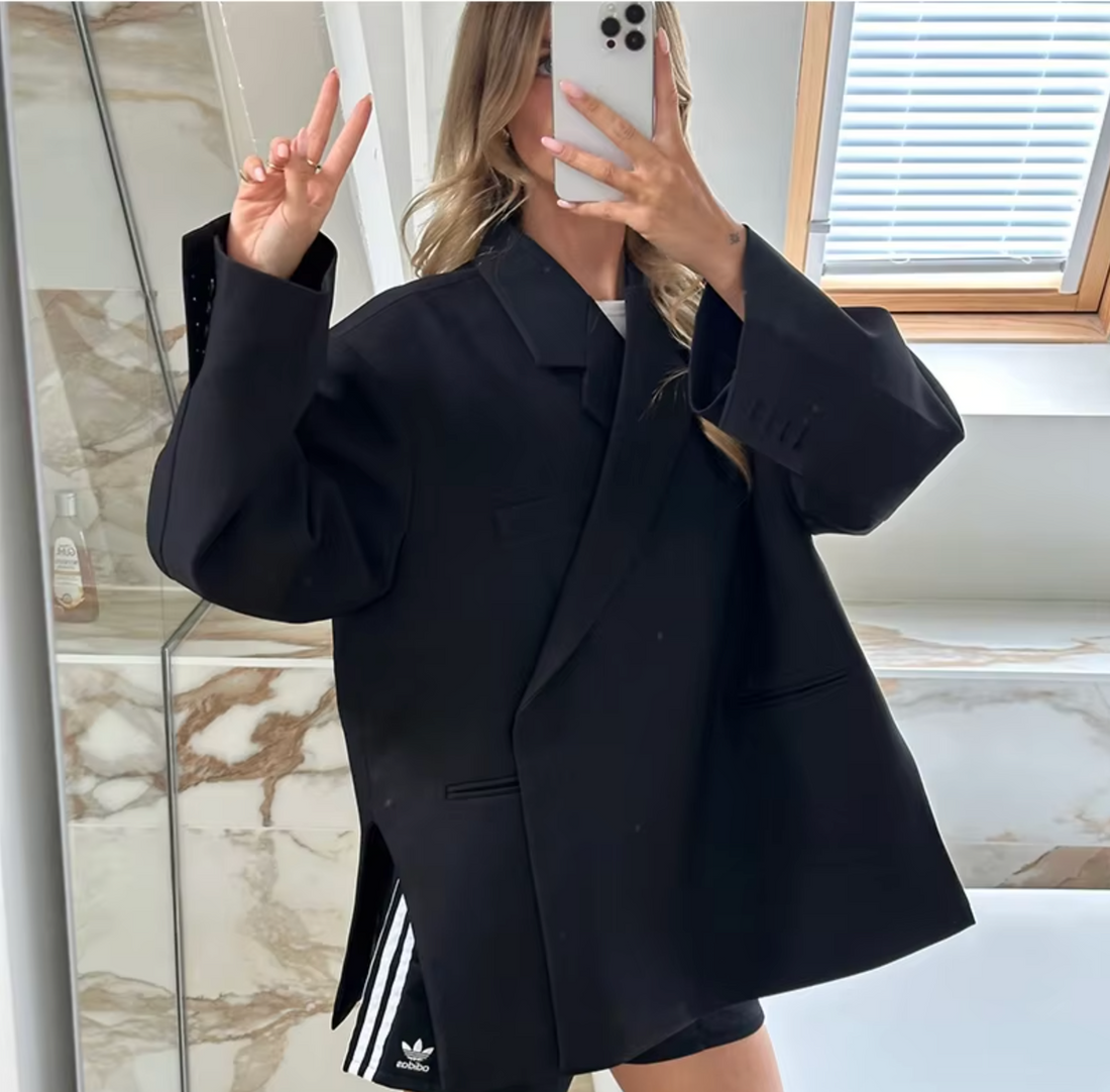 Maeve Blazer Femme Oversize – Élégant, Confortable et Polyvalent pour Toutes Occasions