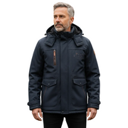 Butch Herren-Winterjacke – Gepolsterter Mantel mit Kapuze und warmem Futter