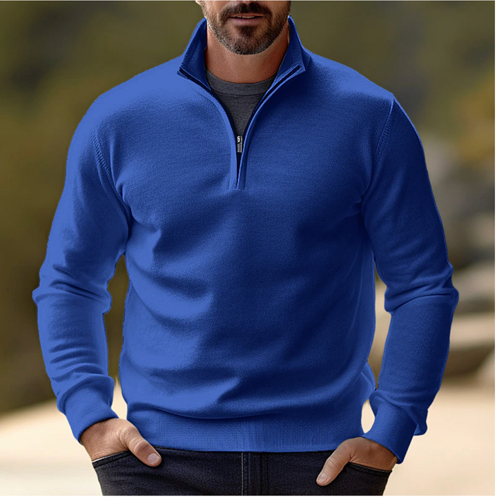 Shawn Pull Homme – Pull Demi-Zip Élégant & Confortable au Style Moderne Polyvalent