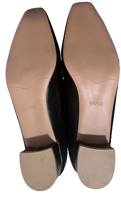 Evrynth Mocassins Femme – Chaussures Mary Jane en Cuir avec Talon Chunky & Confort
