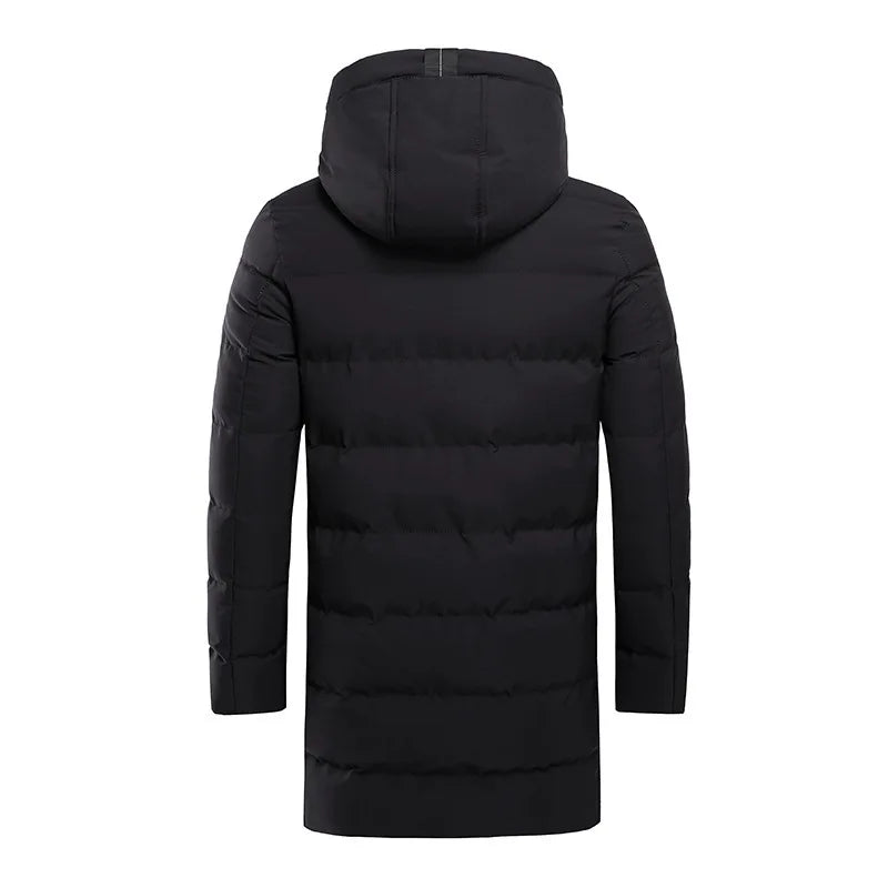 Emily Women's Long Winter Quilted Coat with Hood – Thermal Insulation & Modern Style
