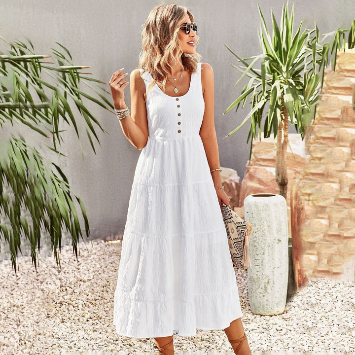 Abito bohémien di Isla Woman - abito lungo con dettagli fatti a mano e look femminile