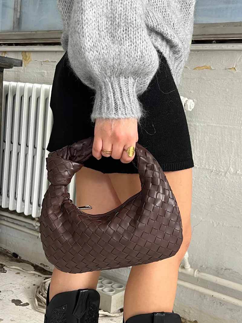 Soera Sac Mini Tressé Femme – Design Artisanal Élégant et Matériaux Durables