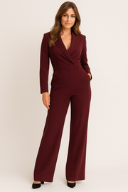 Melia Salopetă pentru Femei – Jumpsuit Elegant, Respirant cu Talie Elastică și Croială Modernă