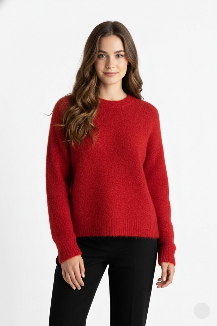 Emgie Pull Mujer Oversize – Tejido Ultra Suave, Corte Informal y Estilo Elegante