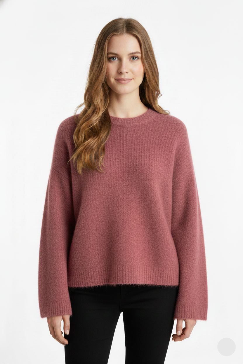 Emgie Pull Mujer Oversize – Tejido Ultra Suave, Corte Informal y Estilo Elegante