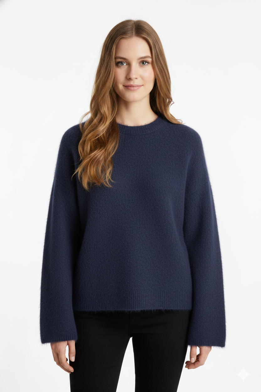 Emgie Pull Mujer Oversize – Tejido Ultra Suave, Corte Informal y Estilo Elegante