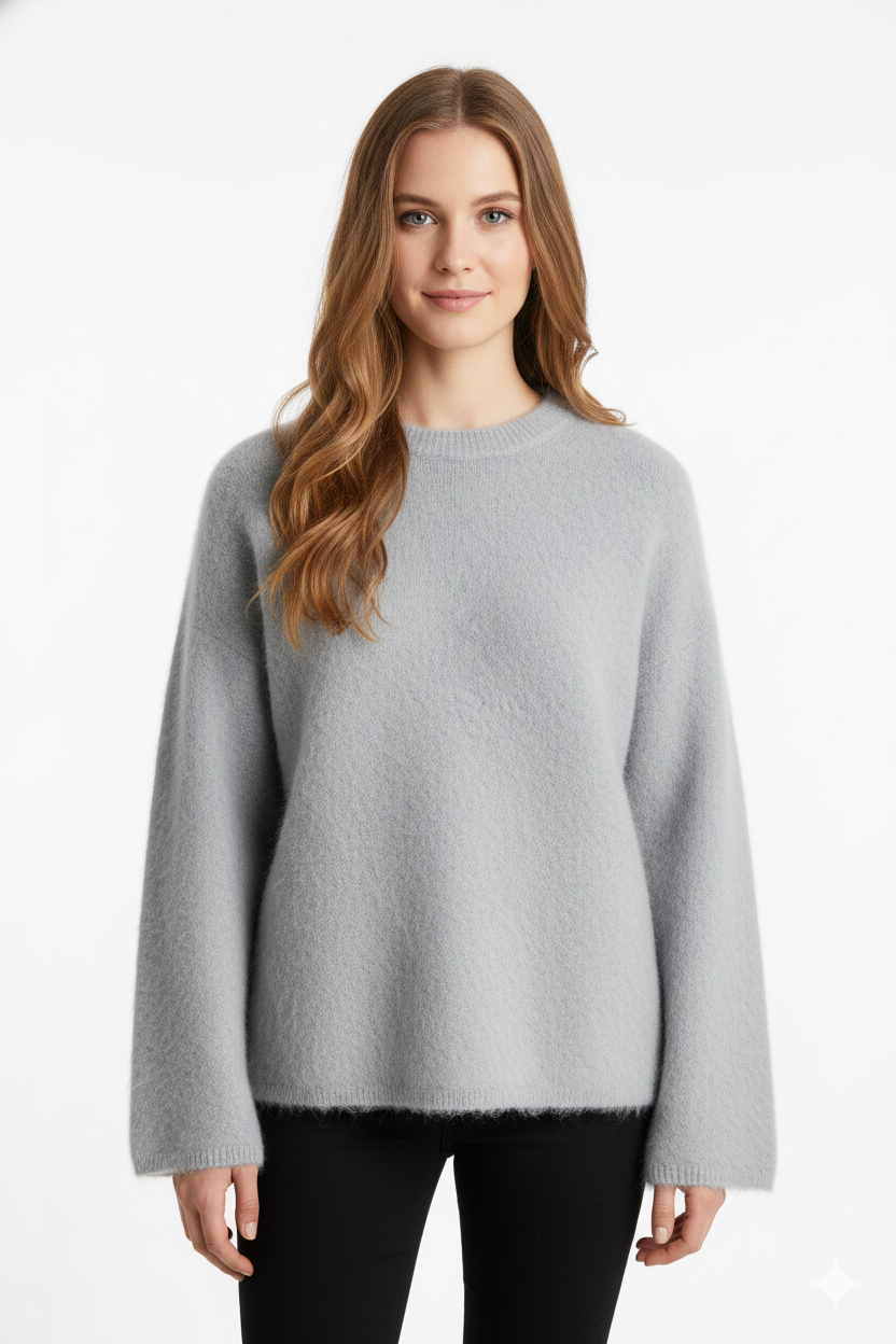Emgie Pull Mujer Oversize – Tejido Ultra Suave, Corte Informal y Estilo Elegante