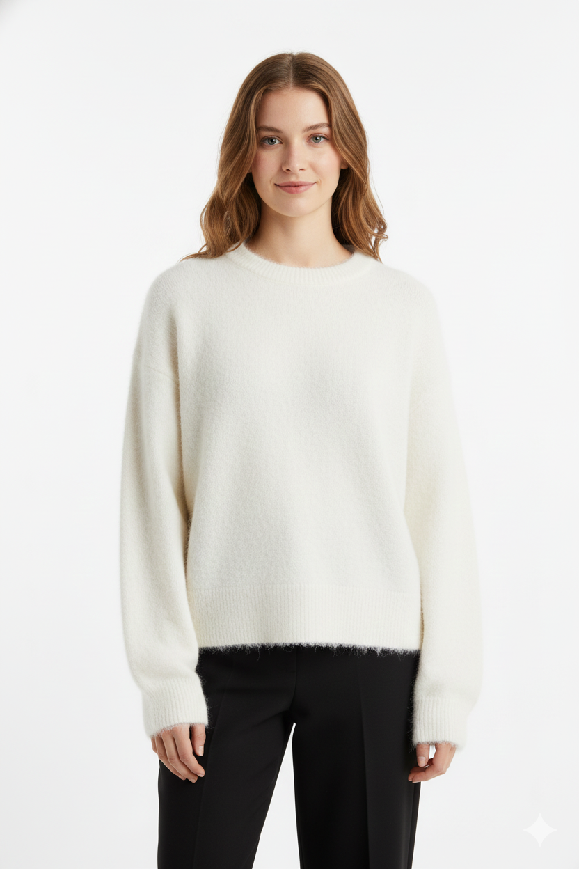 Emgie Pull Mujer Oversize – Tejido Ultra Suave, Corte Informal y Estilo Elegante