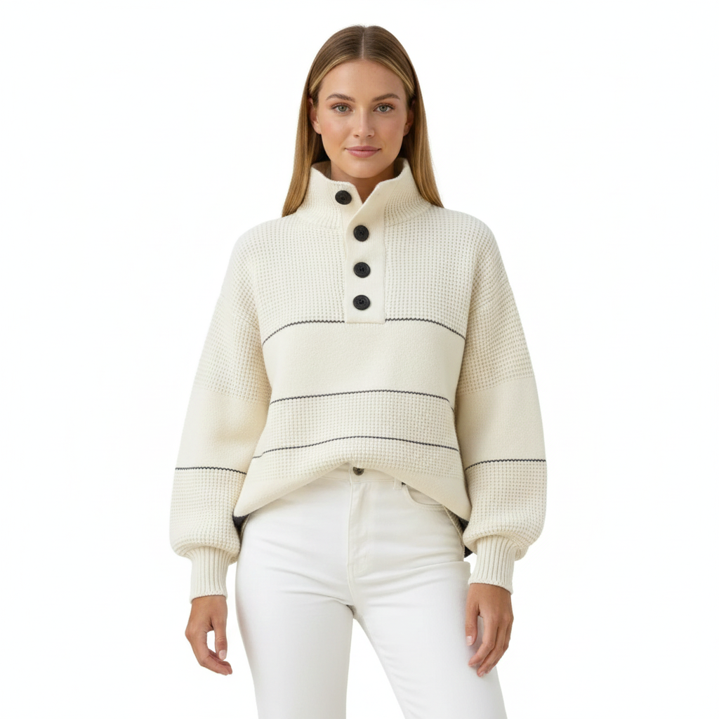 Elena Pull Femme Élégant – Tricot Intemporel Confortable pour Looks Casual & Chic