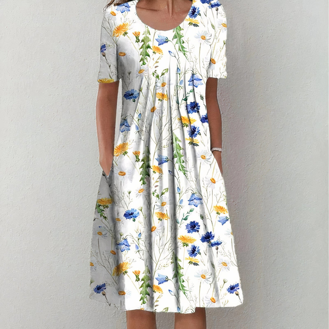 Vestido de verano de Ulla Woman - elegante vestido de algodón con comodidad transpirable y diseño atemporal