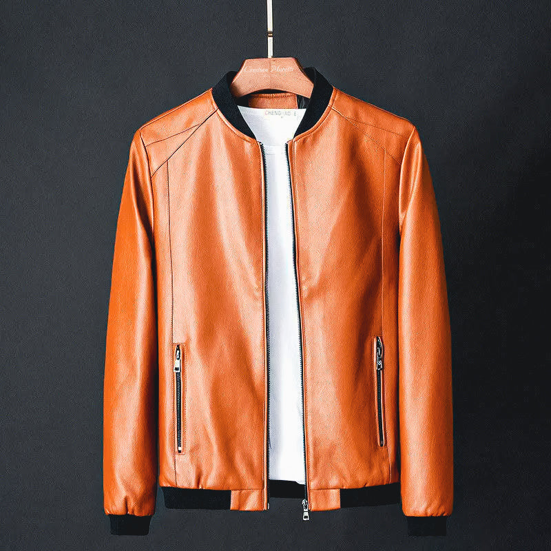 Vincent Veste Homme – Veste en Cuir Premium Élégante et Durable au Style Intemporel