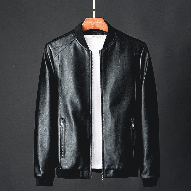 Vincent Veste Homme – Veste en Cuir Premium Élégante et Durable au Style Intemporel