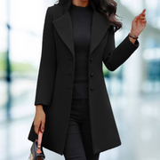 Juniper Manteau aus Mischwolle für Damen – Taillierte Winterjacke mit klassischem und elegantem Design