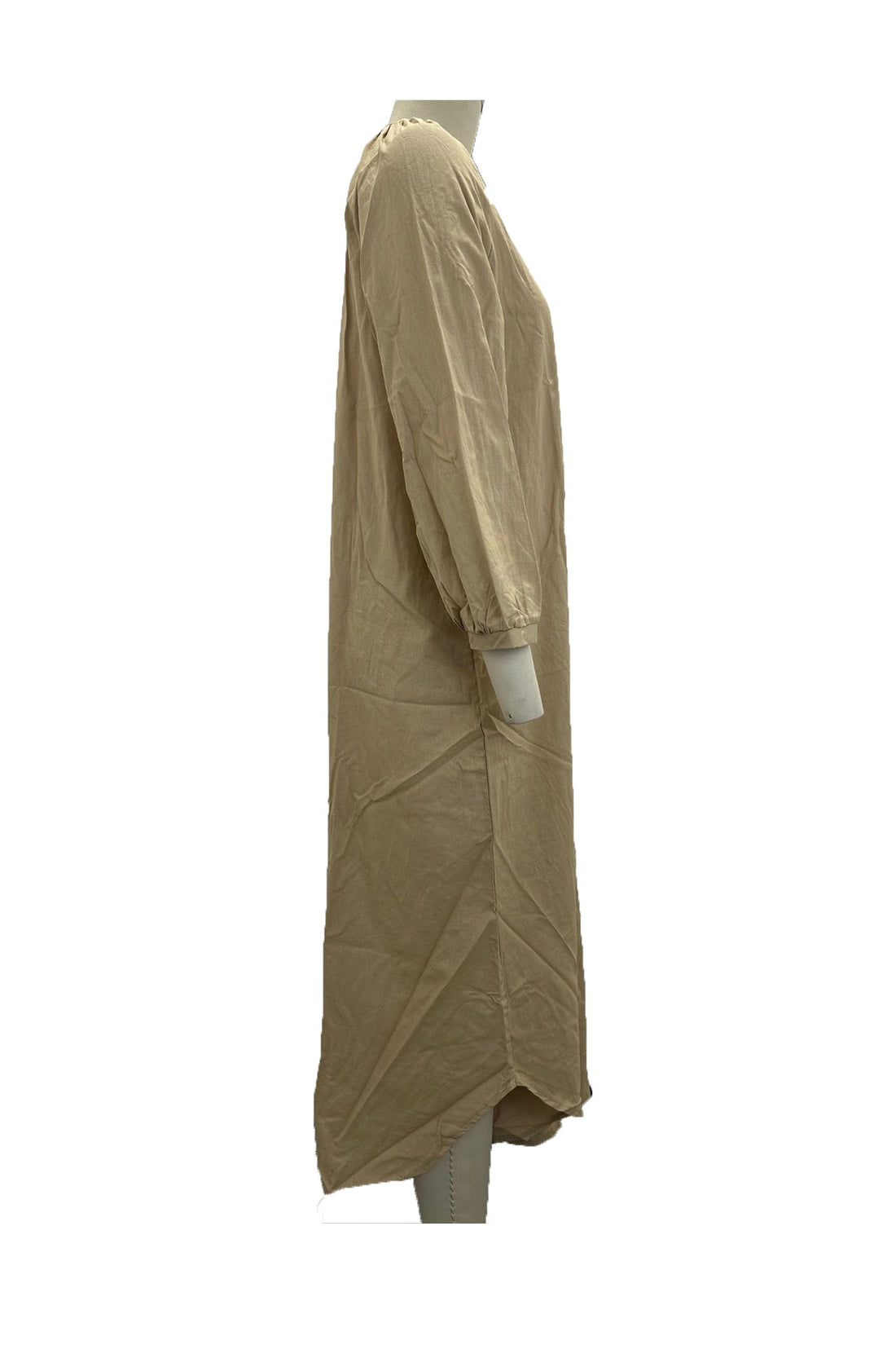 Abito da donna veanna - elegante abito a maniche lunghe con collare v & abbottoning