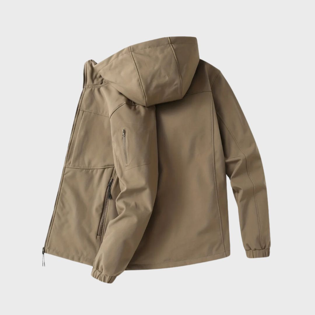 Magnus Veste Softshell Homme – Imperméable Respirante avec Capuche & Poches Zippées