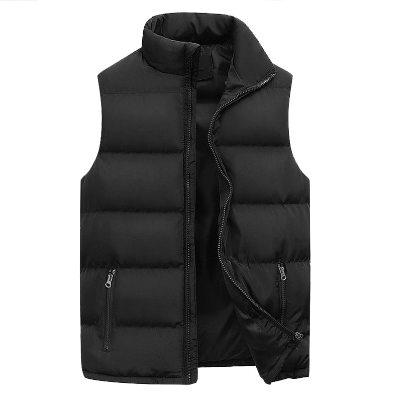 Hugo Gilet Homme – Gilet Sans Manches Matelassé Élégant avec Doublure Chaude & Poches Zippées
