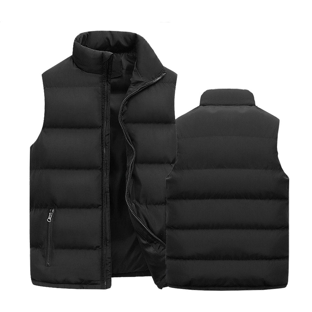 Hugo Gilet Homme – Gilet Sans Manches Matelassé Élégant avec Doublure Chaude & Poches Zippées