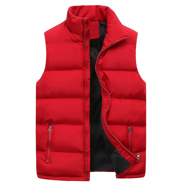 Hugo Gilet Homme – Gilet Sans Manches Matelassé Élégant avec Doublure Chaude & Poches Zippées