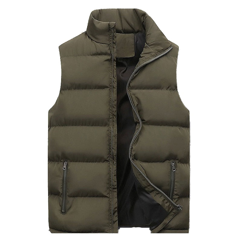 Hugo Gilet Homme – Gilet Sans Manches Matelassé Élégant avec Doublure Chaude & Poches Zippées