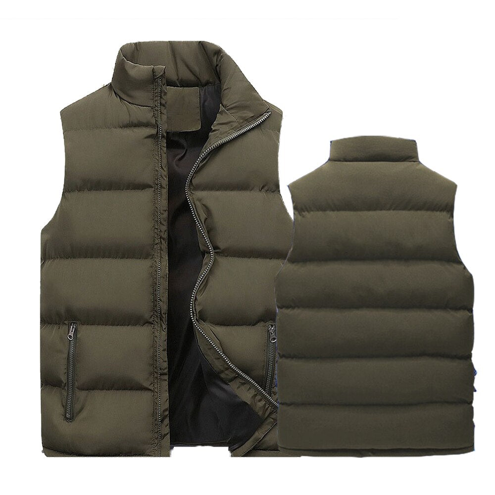 Hugo Gilet Homme – Gilet Sans Manches Matelassé Élégant avec Doublure Chaude & Poches Zippées