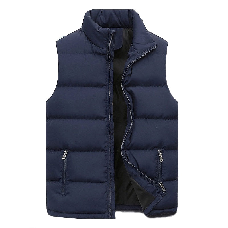 Hugo Gilet Homme – Gilet Sans Manches Matelassé Élégant avec Doublure Chaude & Poches Zippées