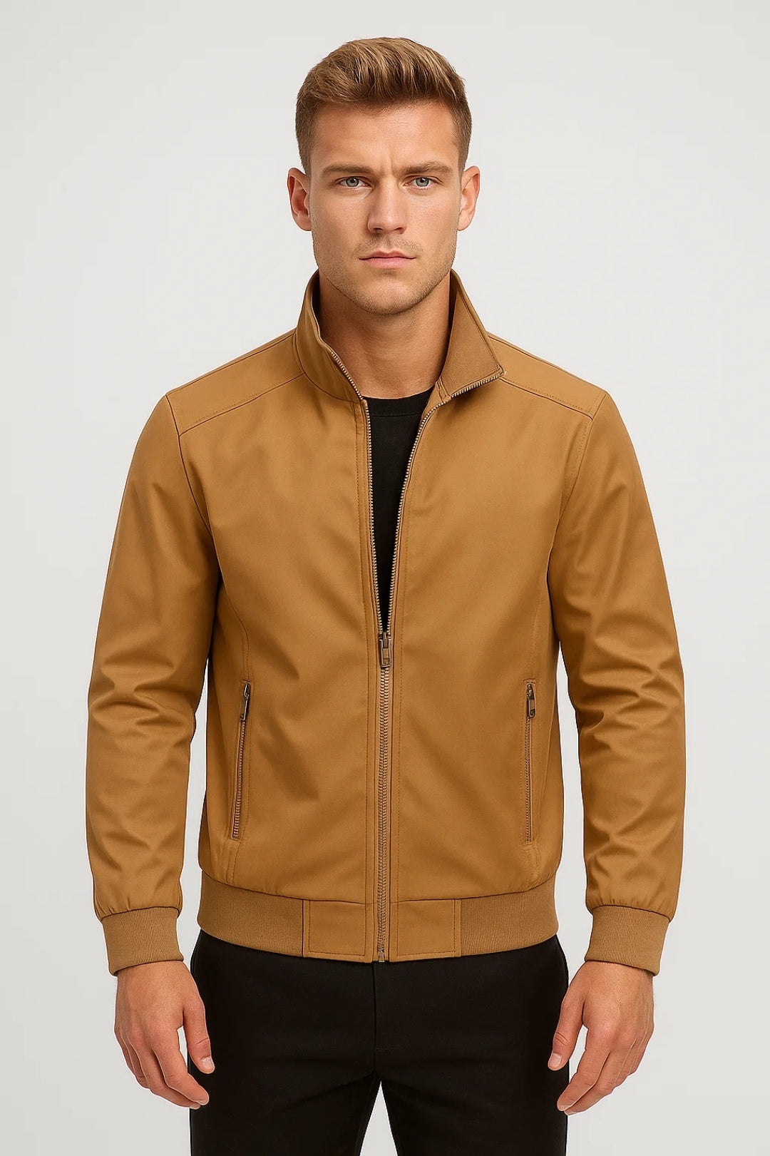 Bradford Herren Zip-Weste – Leichter Mid-Season-Schnitt mit Stehkragen & Schlichtem Stil