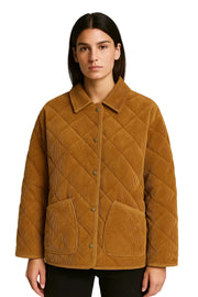 Giada Kurtka Damska Na Półsezon Pikowana – Prosty Krój Komfortowy i Napy