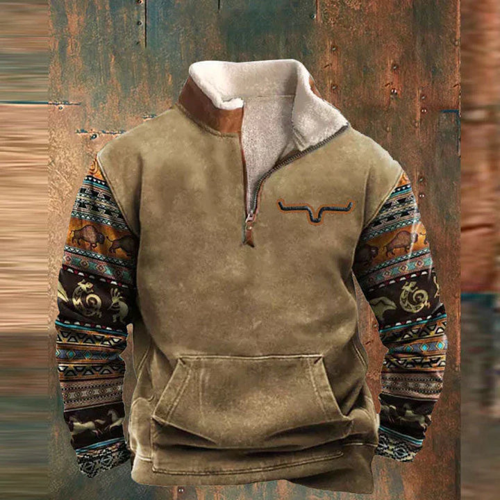 Ethan Pull Homme – Pull Zippé Moderne en Coton Doux & Confortable au Style Chic