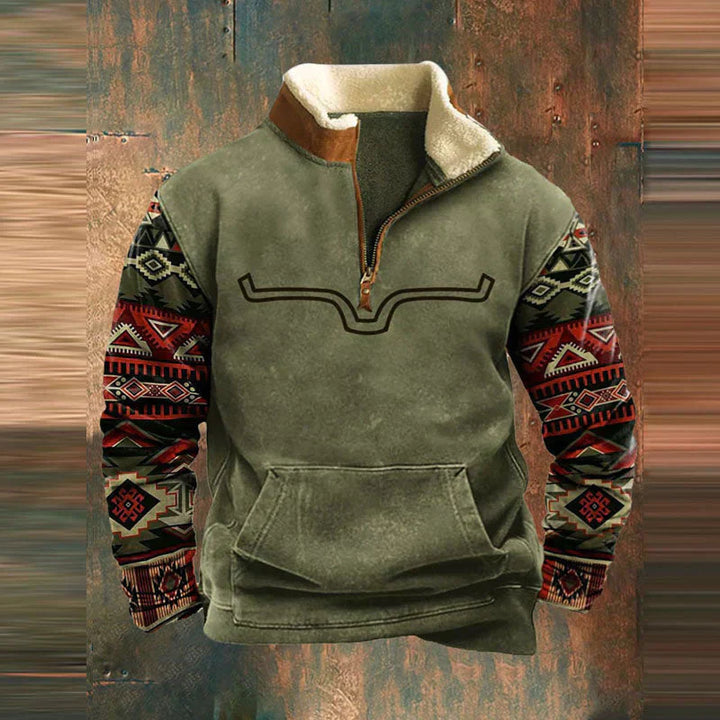 Ethan Pull Homme – Pull Zippé Moderne en Coton Doux & Confortable au Style Chic