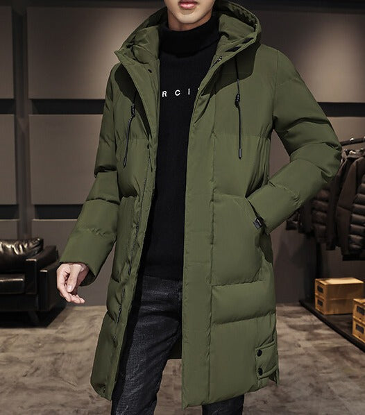 Pánská dlouhá parka Victor – Prošívaná nepromokavá a teplá zimní izolace
