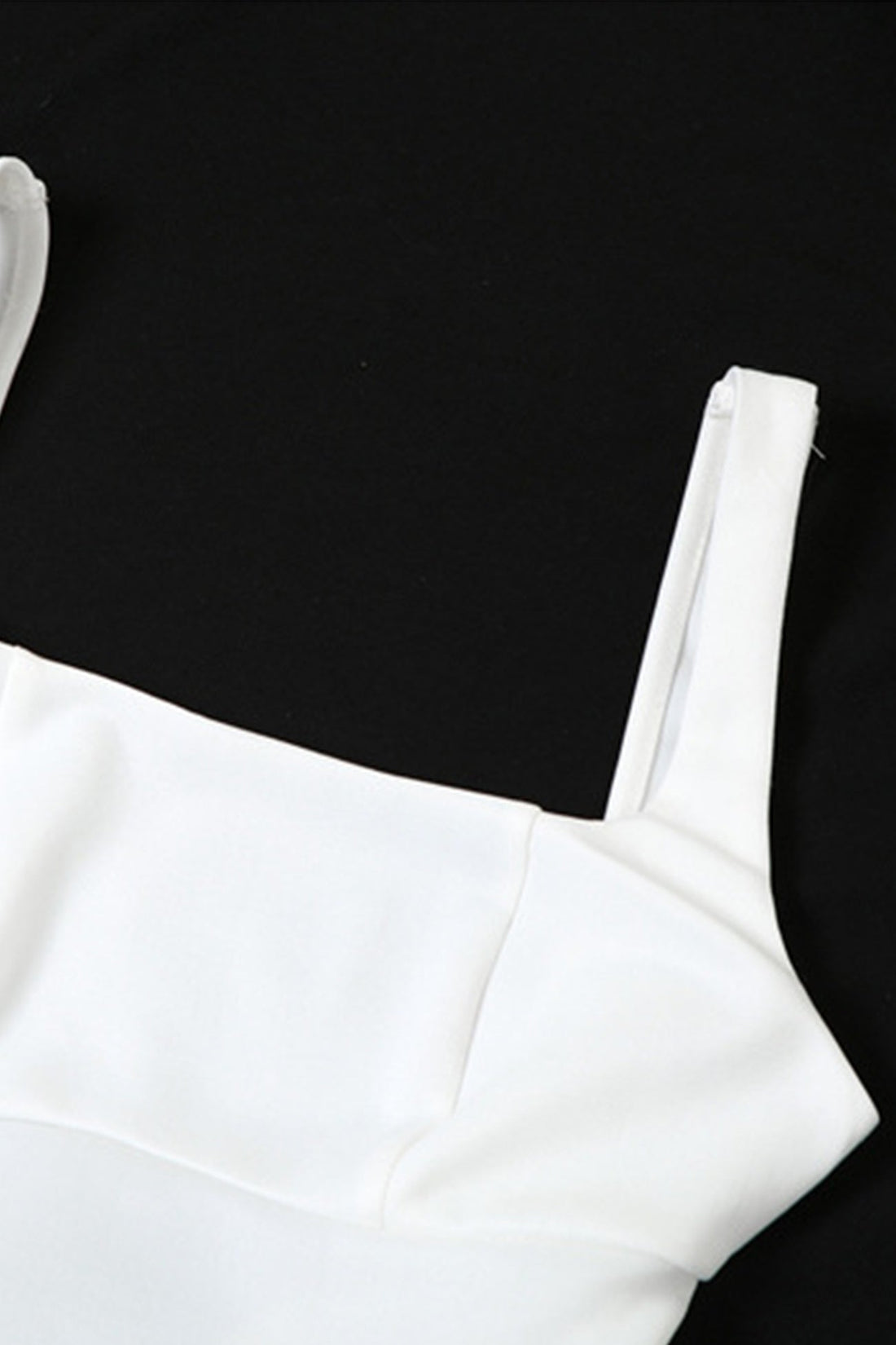Mini donna abito trixie - vestito senza manica nuda posteriore con scollo quadrato e nodo sul retro